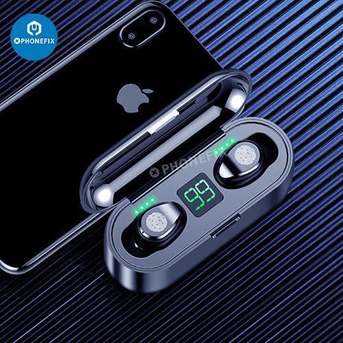 F9-5C Wireless Bluetooth Earphones Noise Reduction Earbuds With LED - Image 9