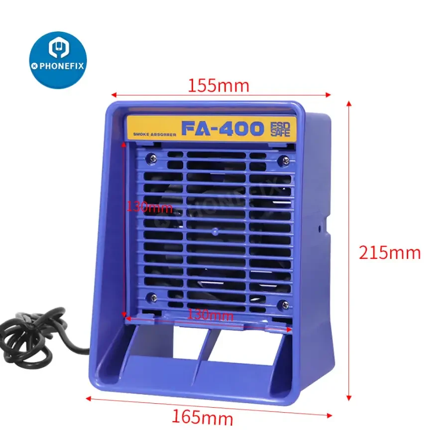 FA-400 Fume Extractor With 10 Pcs Free Activated Carbon Filter Sponge - Image 6