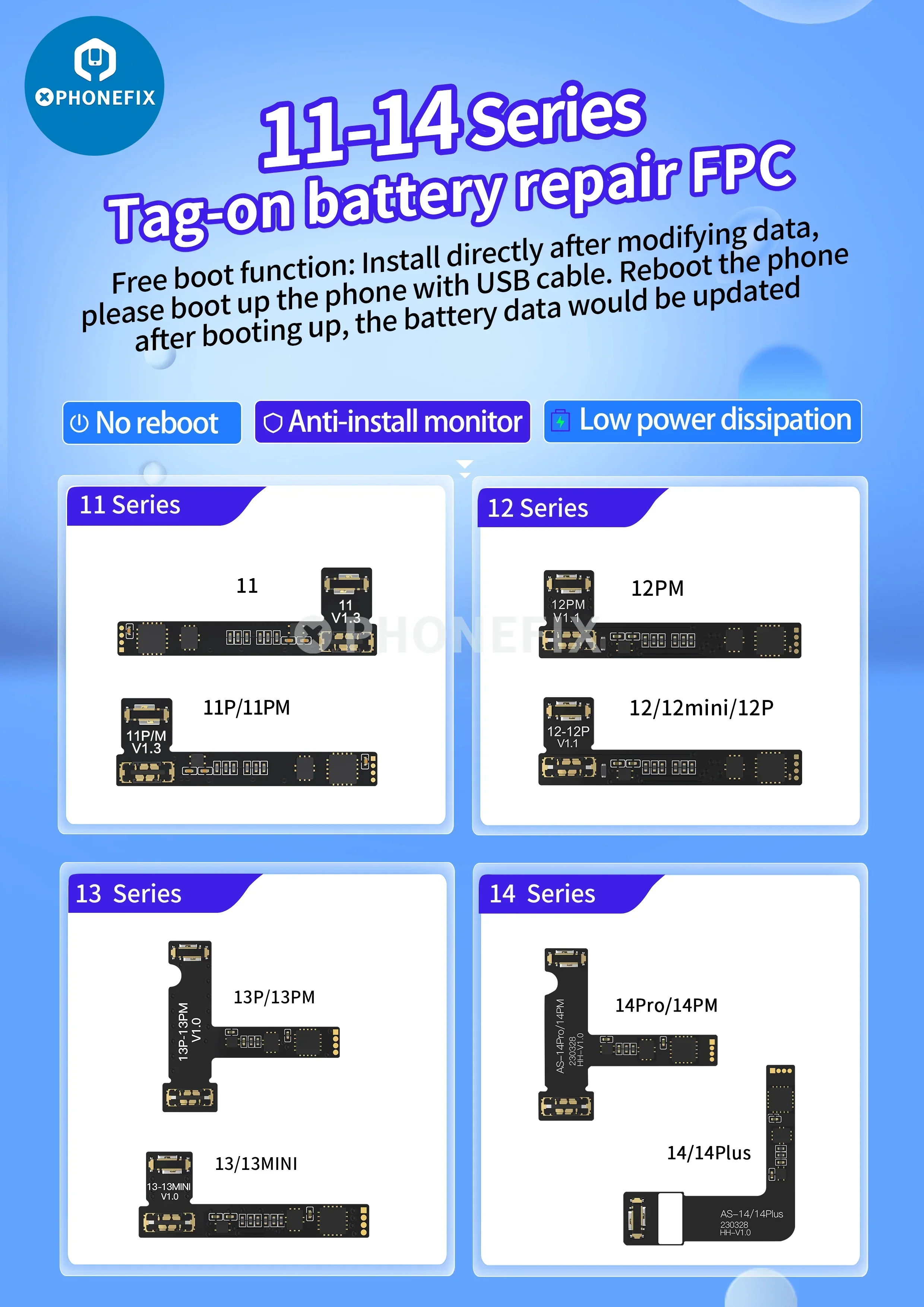 FC01 Face ID Dot Matrix Battery Activation Programmer For iPhone - Image 20
