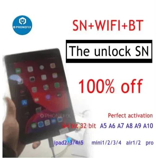 Fix iPad Activation Error Unlock Serial Number SN With BT WF Address - Image 3