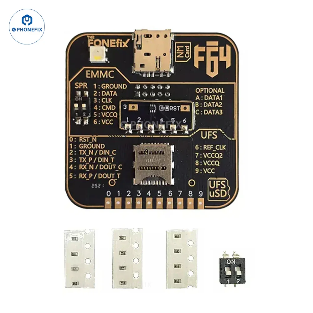 Flash F64 Ultra NAND Programmer for UFS eMMC MicroSD Nano Memory Card - Image 15