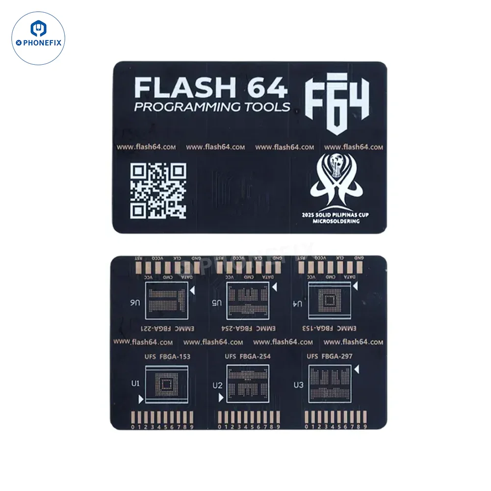 Flash F64 Ultra NAND Programmer for UFS eMMC MicroSD Nano Memory Card - Image 3