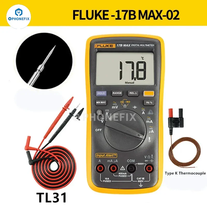 Fluke 15B+ 17B+ 18B+ Digital Multimeter Voltage Frequency Tester - Image 12