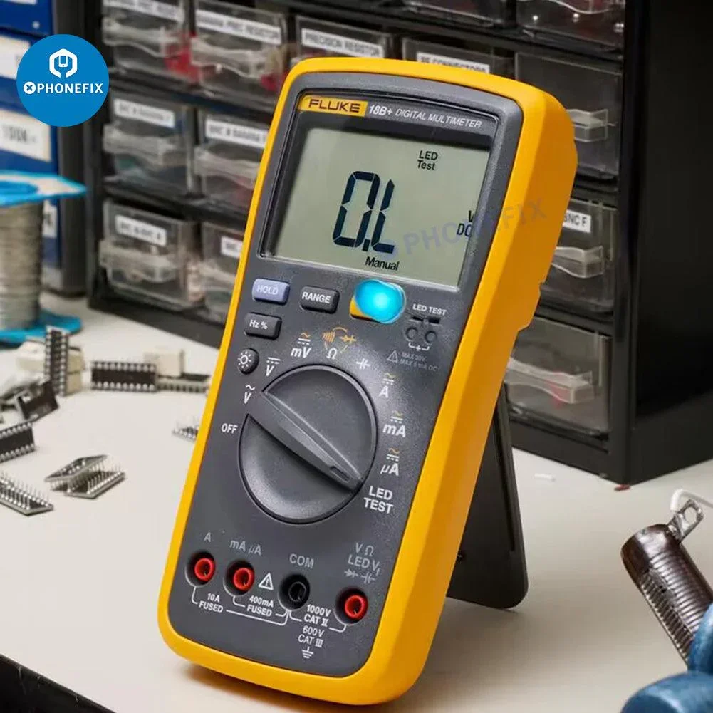 Fluke 15B+ 17B+ 18B+ Digital Multimeter Voltage Frequency Tester - Image 7