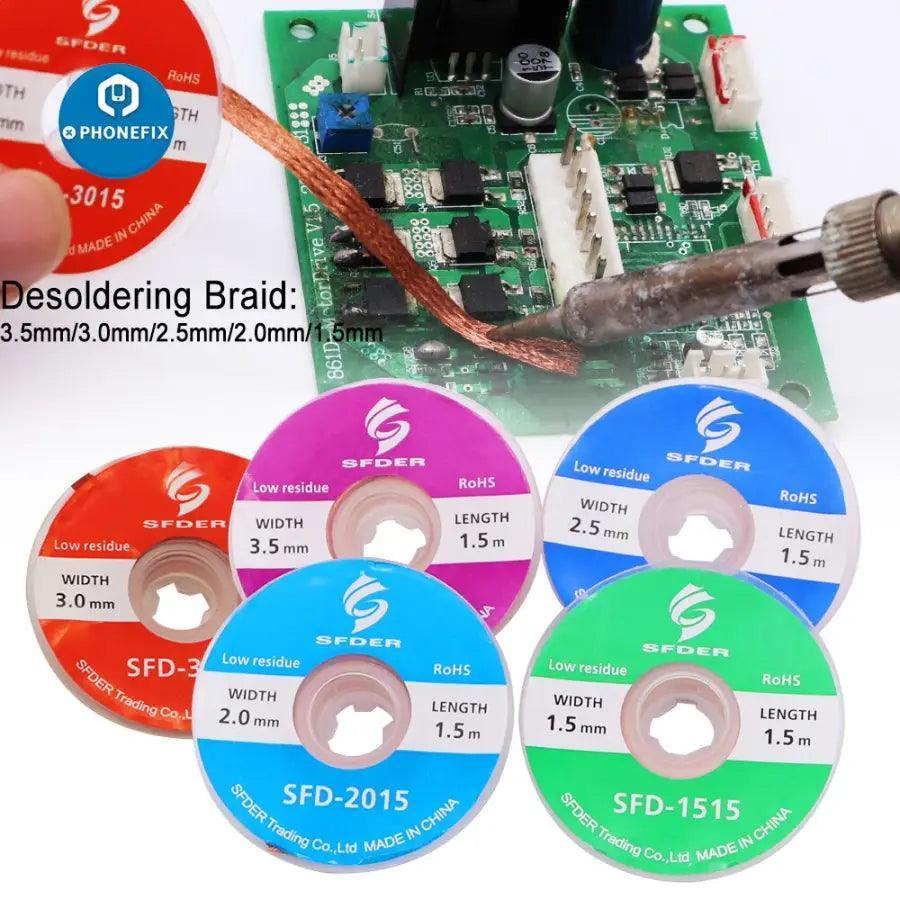 Flux Desoldering Braid Solder Remover Pure Copper Absorption Wire - Image 16