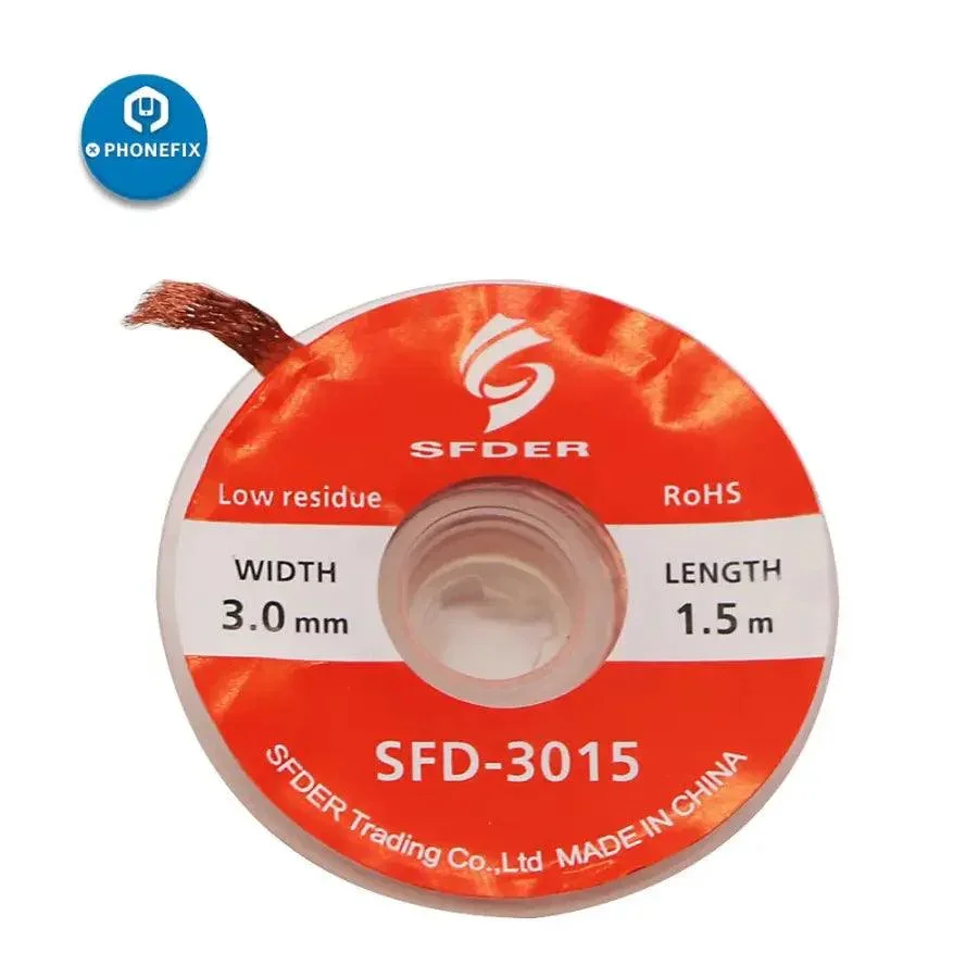 Flux Desoldering Braid Solder Remover Pure Copper Absorption Wire - Image 5