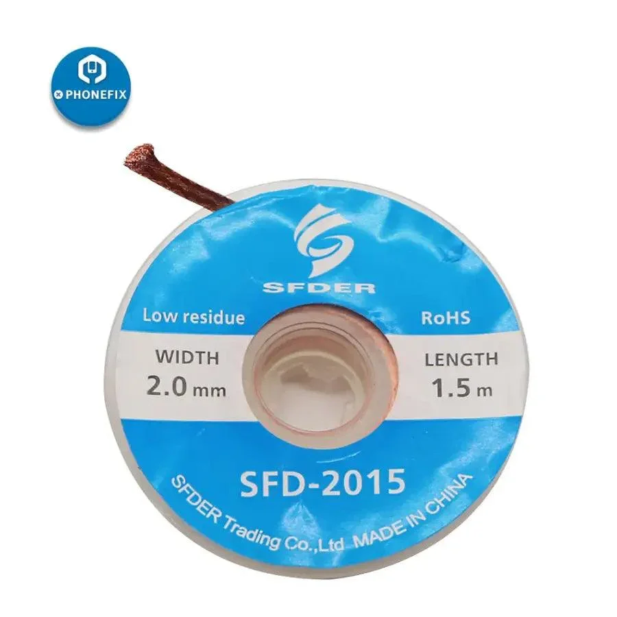 Flux Desoldering Braid Solder Remover Pure Copper Absorption Wire - Image 7