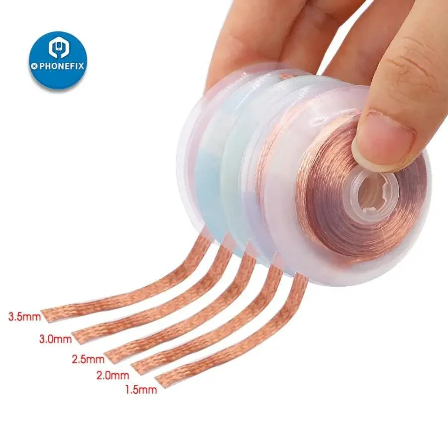 Flux Desoldering Braid Solder Remover Pure Copper Absorption Wire - Image 9