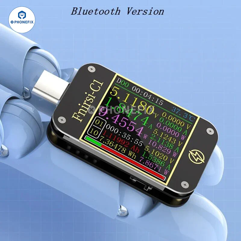 FNB38 FNIRSI-C1 USB Tester Voltage Ammeter Fast Charging Protocol Test - Image 4