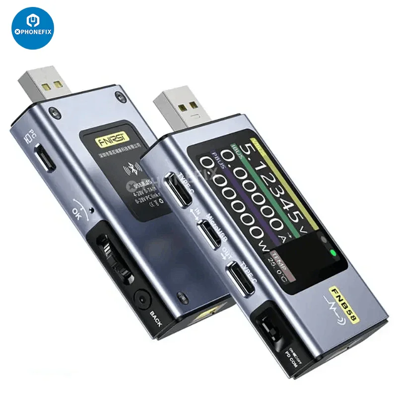 FNB48S FNB58 USB Voltmeter Ammeter Type-C Fast Charging Tester - Image 3