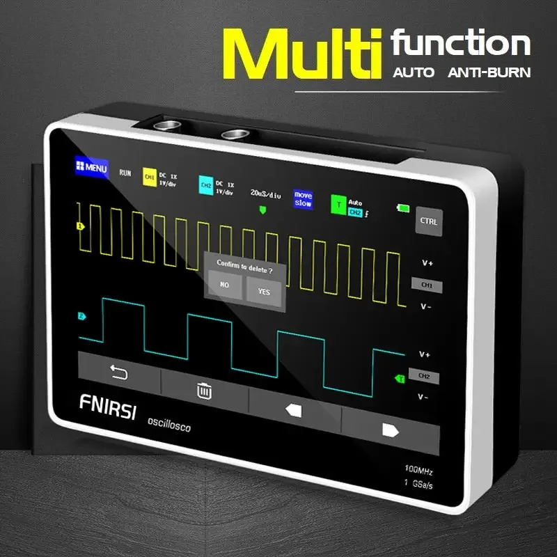 FNIRSI-1013D Digital Tablet Oscilloscope With Mini Dual Channel - Image 4