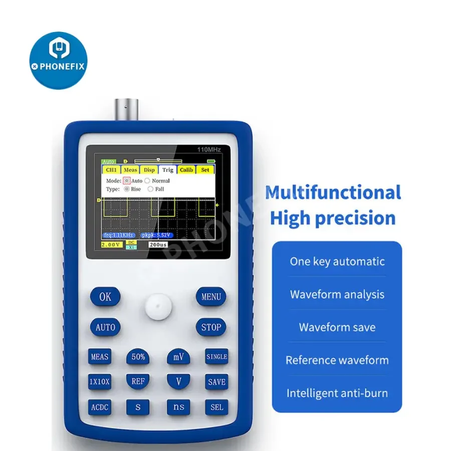 FNIRSI-1C15 Professional Digital Oscilloscope Support Waveform Storage - Image 3