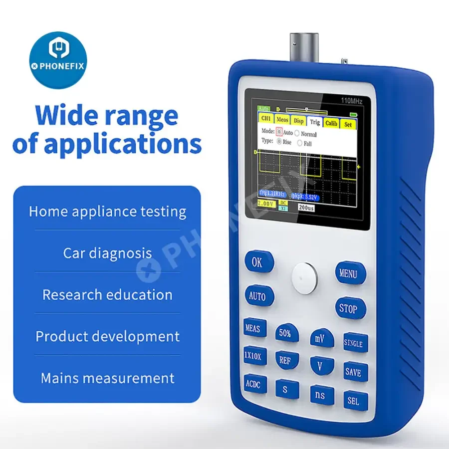 FNIRSI-1C15 Professional Digital Oscilloscope Support Waveform Storage - Image 5
