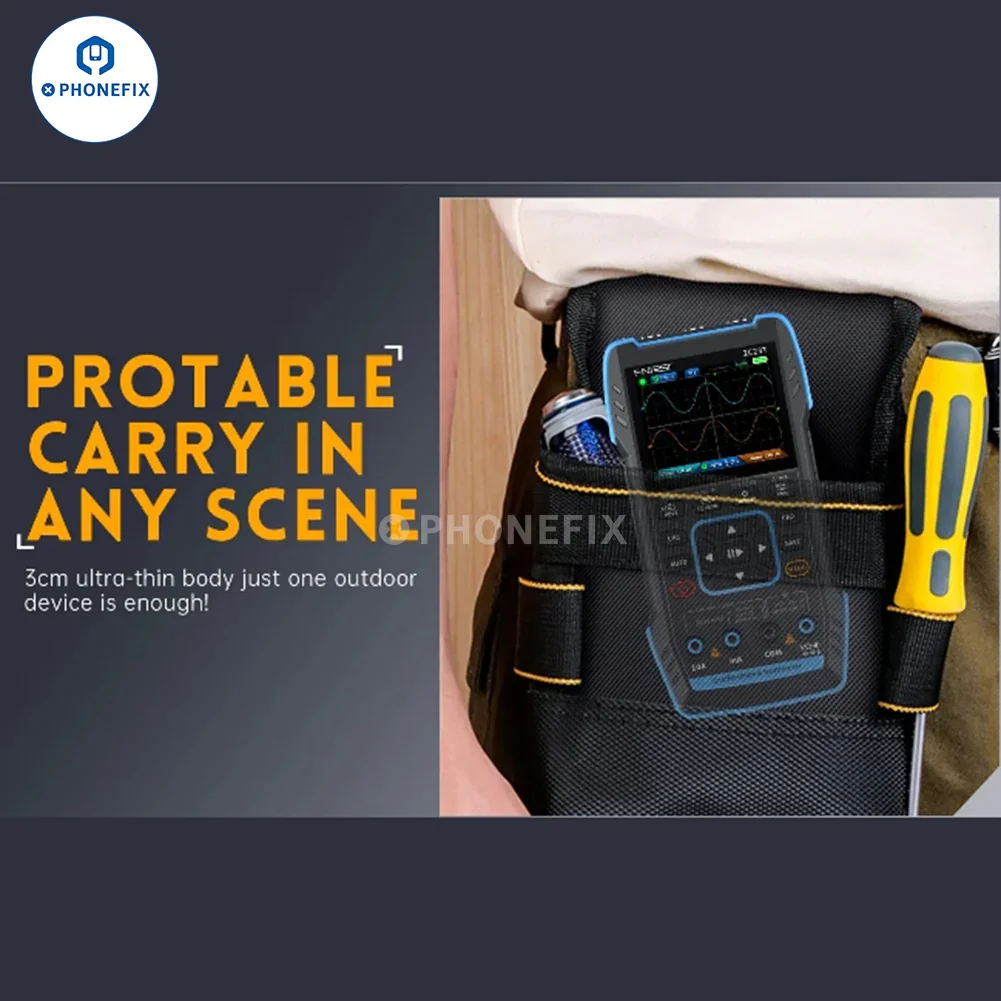 FNIRSI 2C23T 2C53T Portable Digital Multimeter 3 In 1 Signal Generator - Image 6