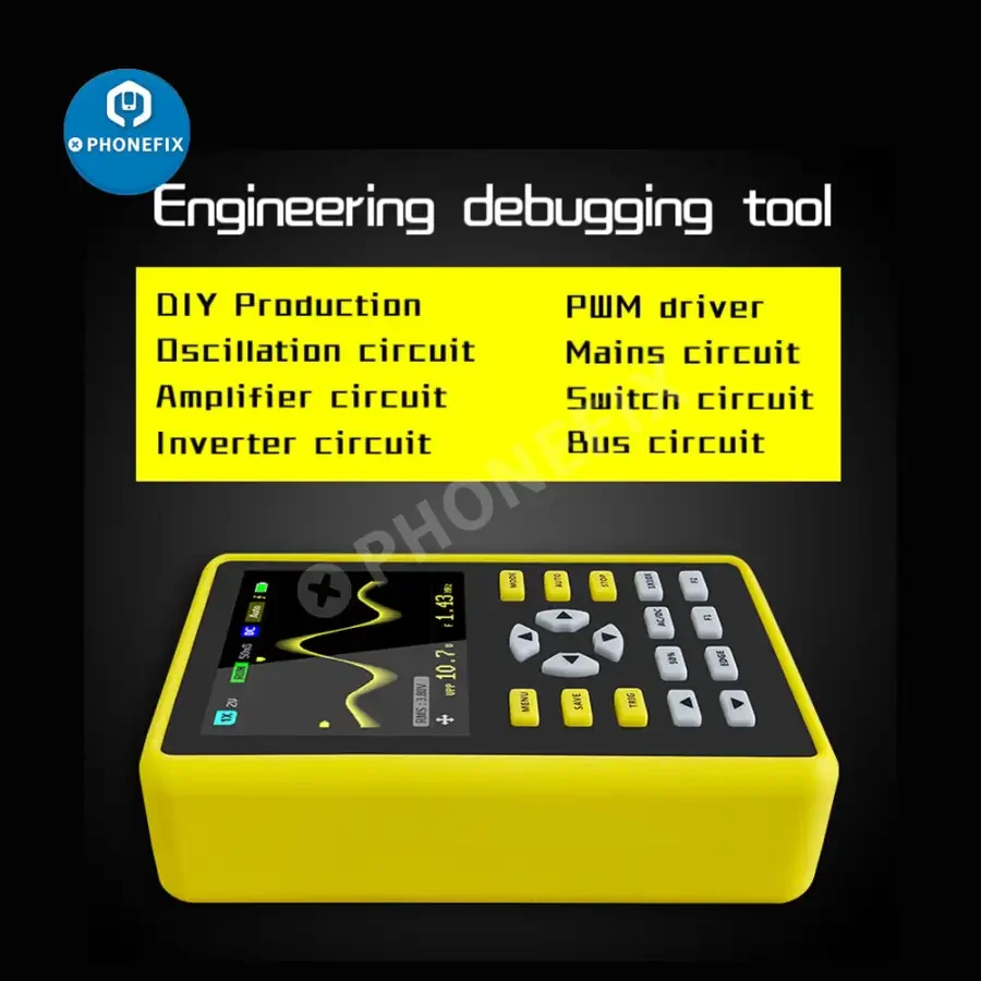 FNIRSI-5012H Anti-Burn Digital Oscilloscope Support Waveform Storage - Image 6