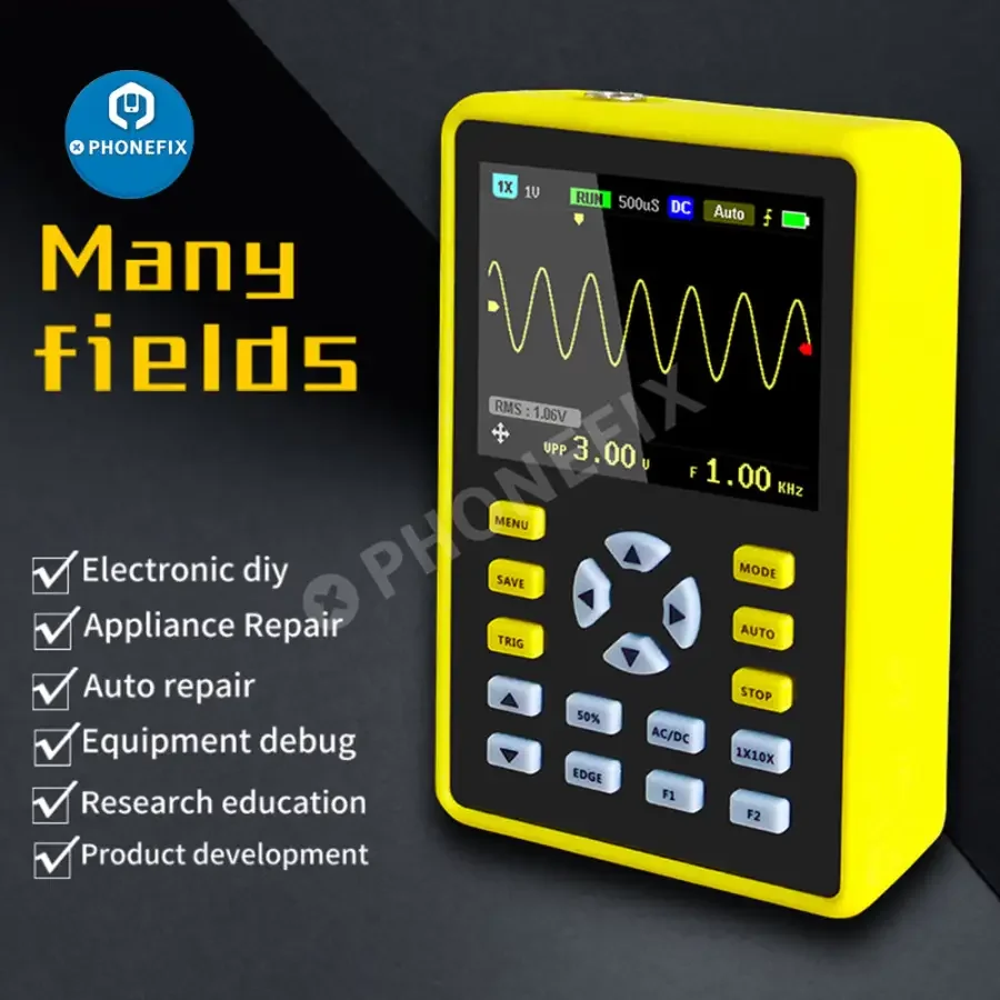 FNIRSI-5012H Anti-Burn Digital Oscilloscope Support Waveform Storage - Image 7