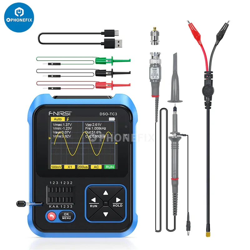 FNIRSI DSO-TC3 Digital Oscilloscope Diode LCR Transistor Tester - Image 2