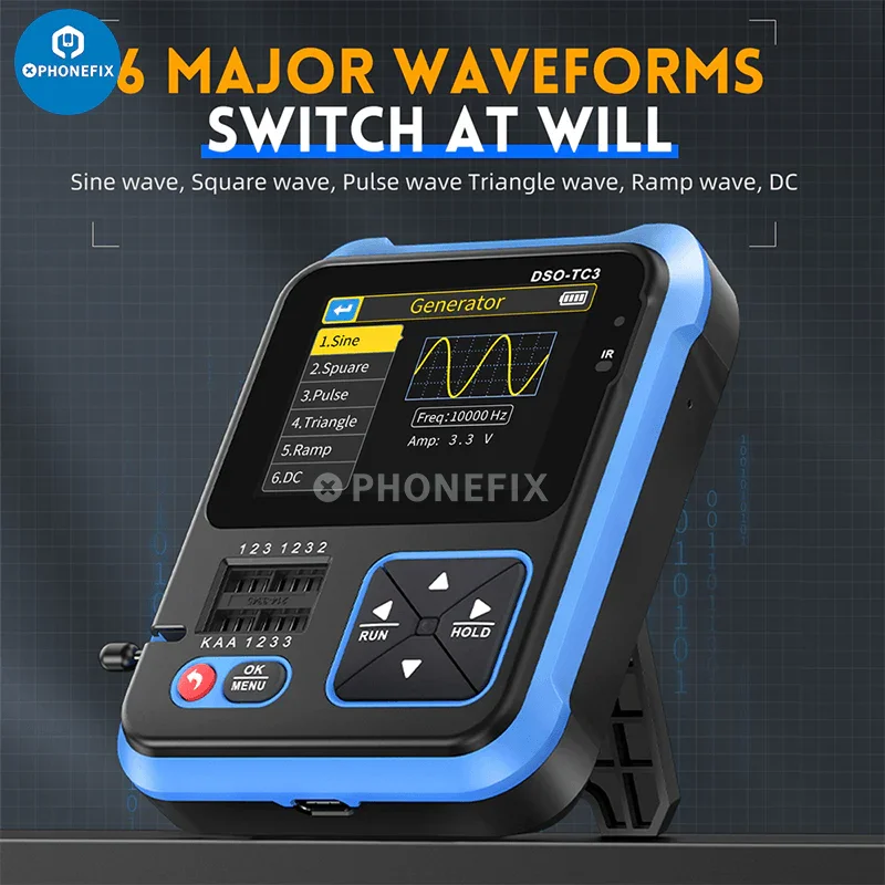 FNIRSI DSO-TC3 Digital Oscilloscope Diode LCR Transistor Tester - Image 5