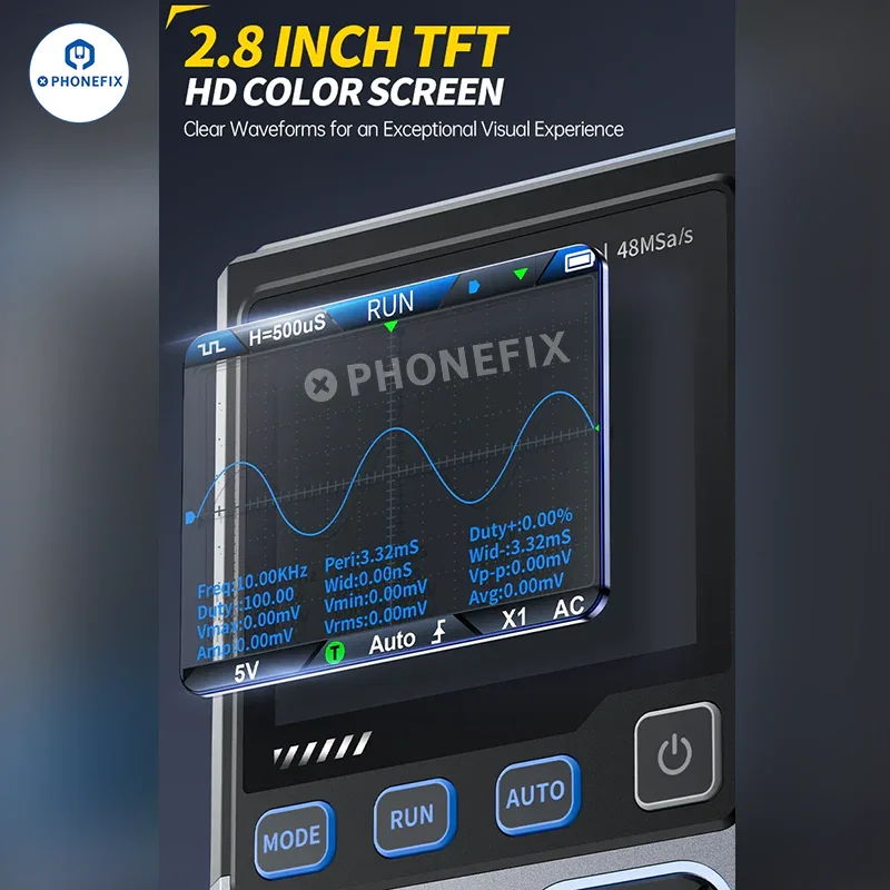 FNIRSI DSO-TC4 3-IN-1 Digital Oscilloscope Transistor Tester - Image 4