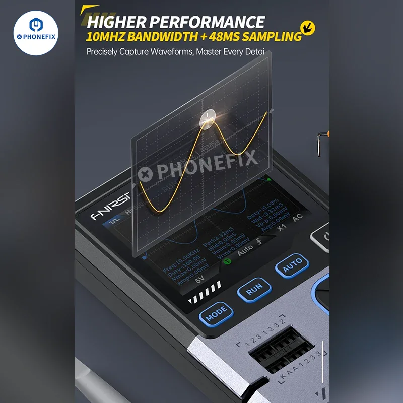 FNIRSI DSO-TC4 3-IN-1 Digital Oscilloscope Transistor Tester - Image 6
