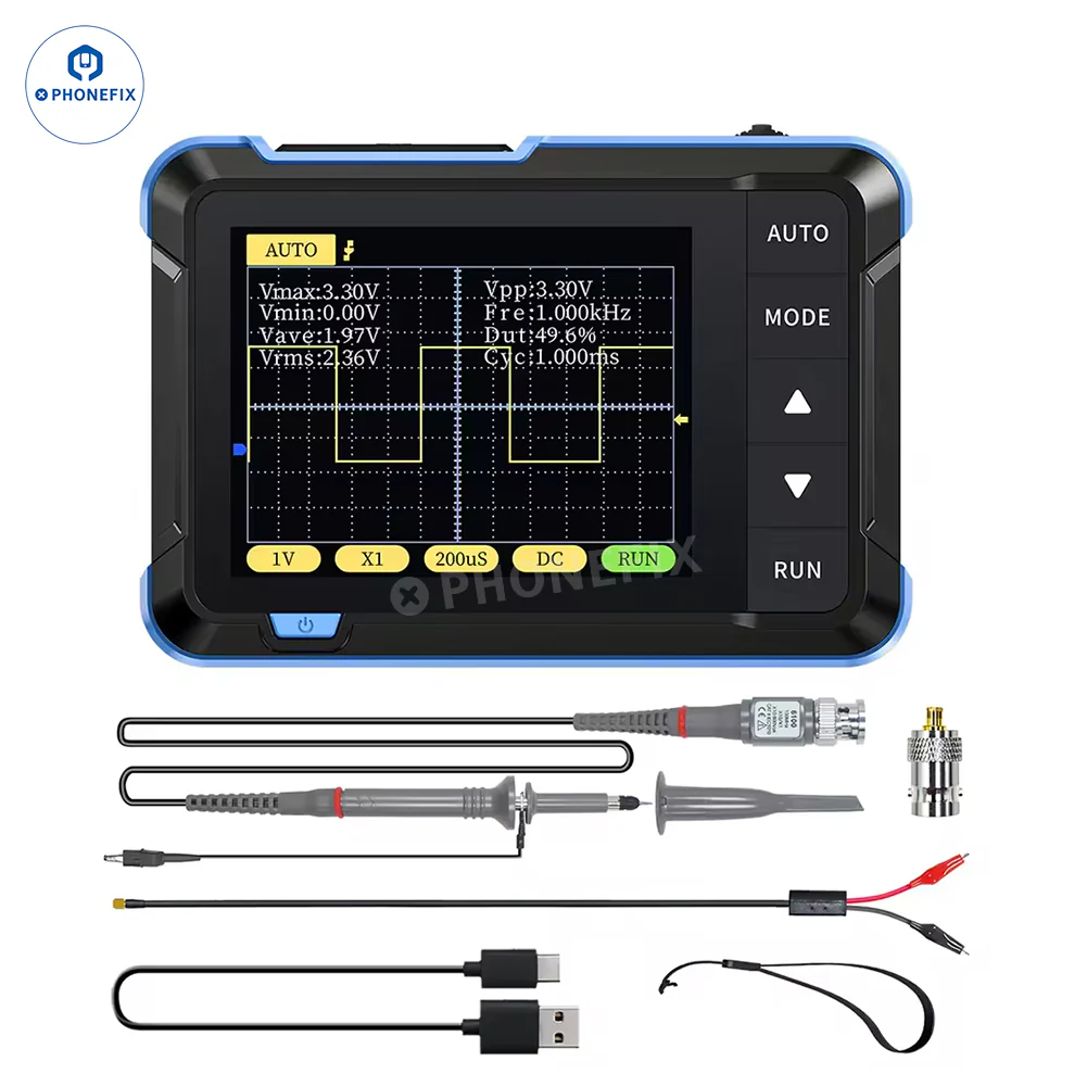 FNIRSI DSO152 2.5MS/s 200KHz Mini Handheld Digital Oscilloscope - Image 2