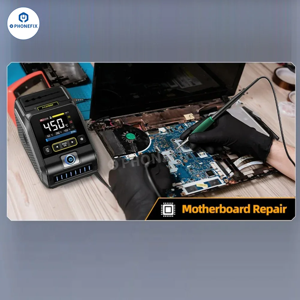 FNIRSI DWS-200 200W Soldering Station With T210 T245 Handle - Image 11