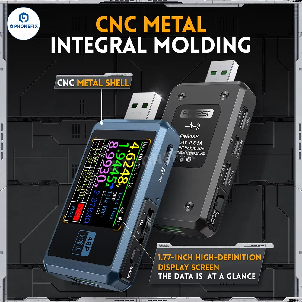 FNIRSI FNB48P USB Tail Tester For Phone Fast Charge Detection - Image 2
