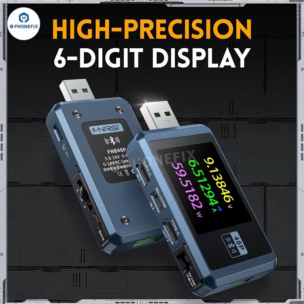 FNIRSI FNB48P USB Tail Tester For Phone Fast Charge Detection - Image 5