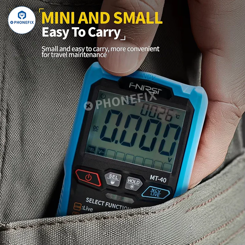 FNIRSI MT-40 Intelligent Multimeter Auto-Range Anti-burning - Image 3