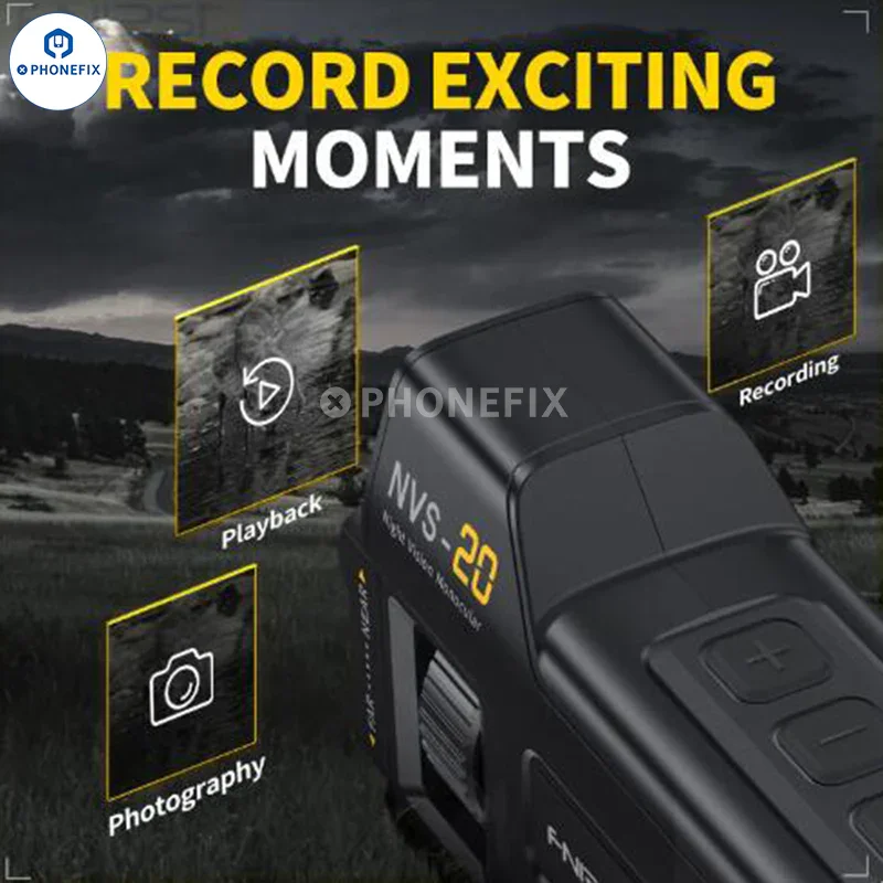 FNIRSI NVS-20 4K 6X Infrared Digital Zoom Night Vision Device - Image 3