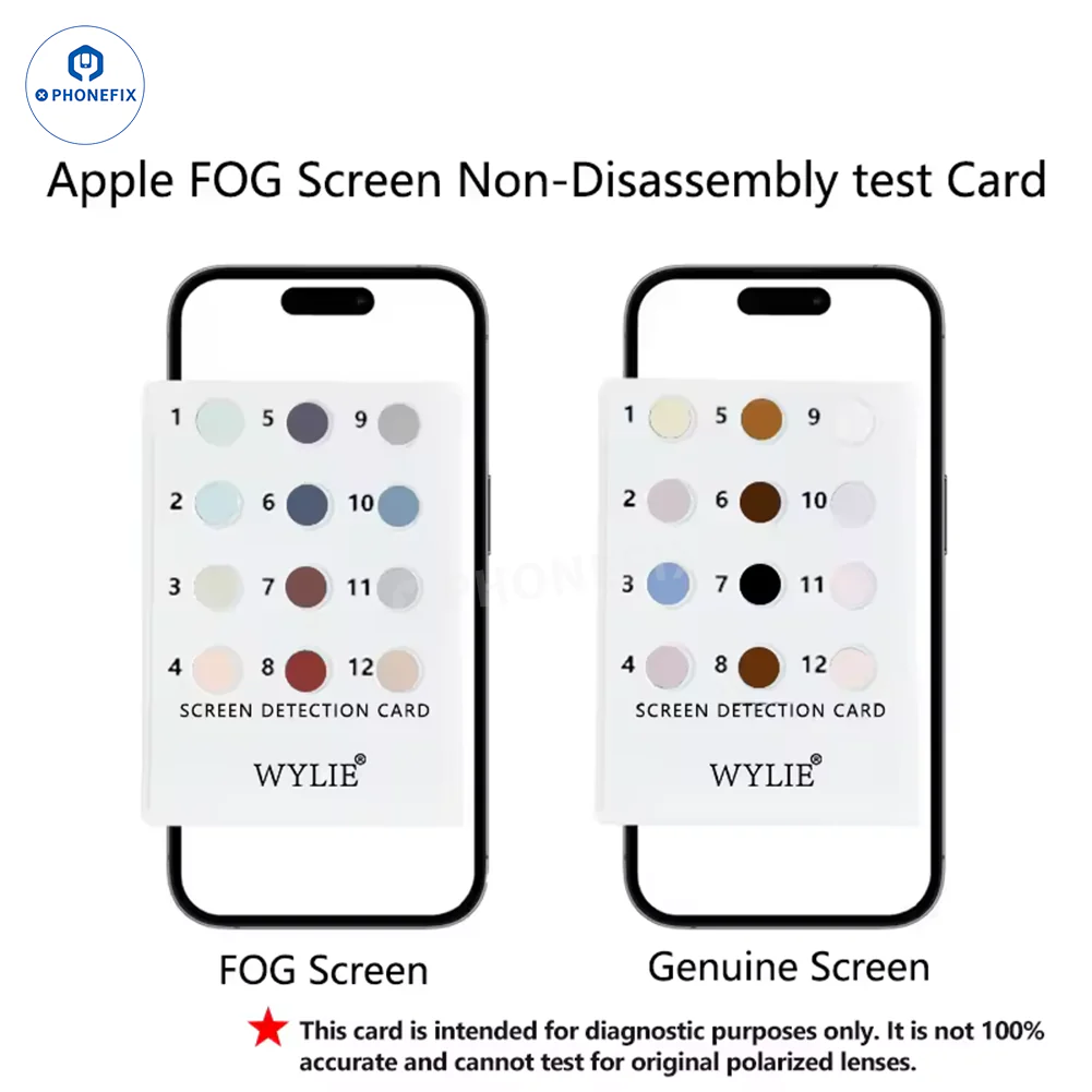 FOG Screen Test Card for iPhone Original Display Detection - Image 3