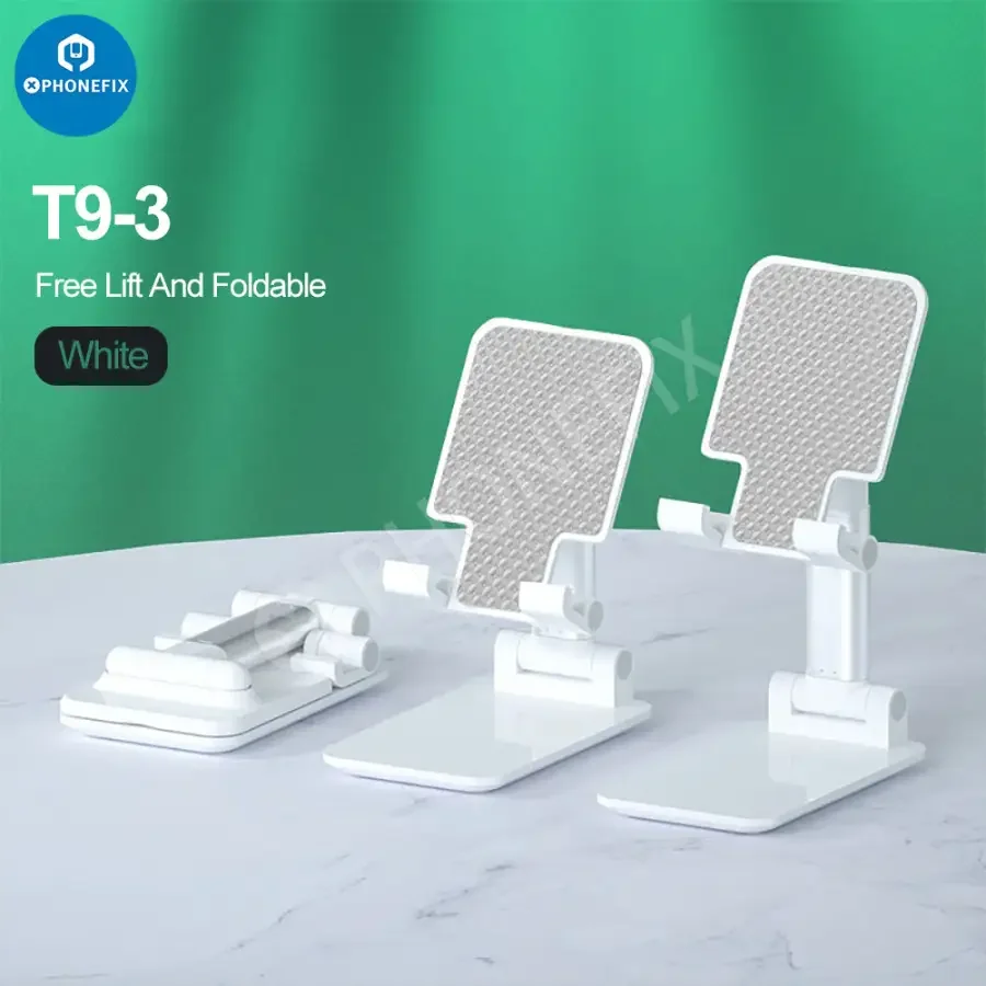 Foldable Tablet Phone Holder Stand Aluminum Alloy Desktop Bracket - Image 14