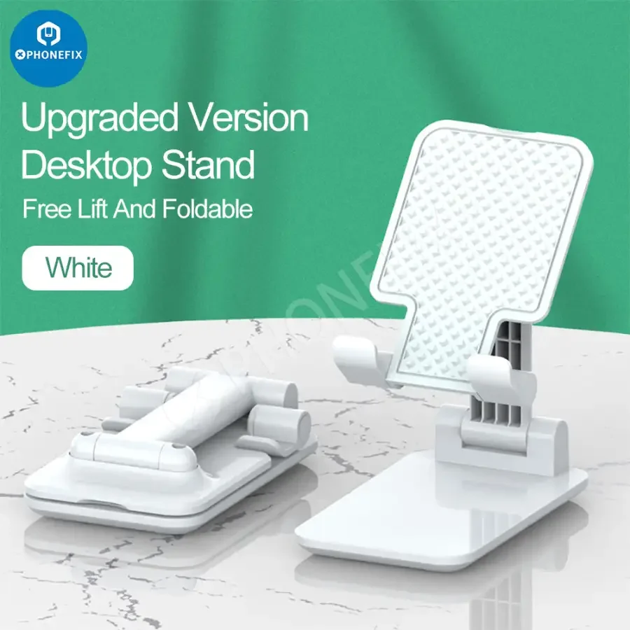 Foldable Tablet Phone Holder Stand Aluminum Alloy Desktop Bracket - Image 23