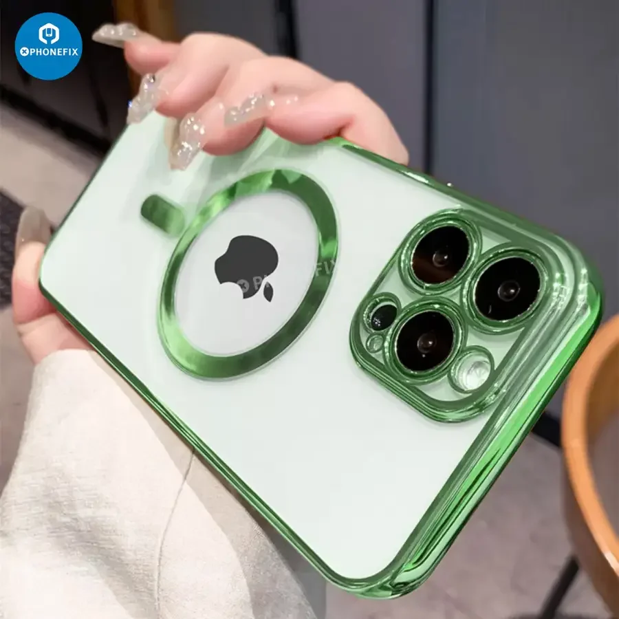 For iPhone 12-15 Pro Max Clear Case with MagSafe Apple - Image 12