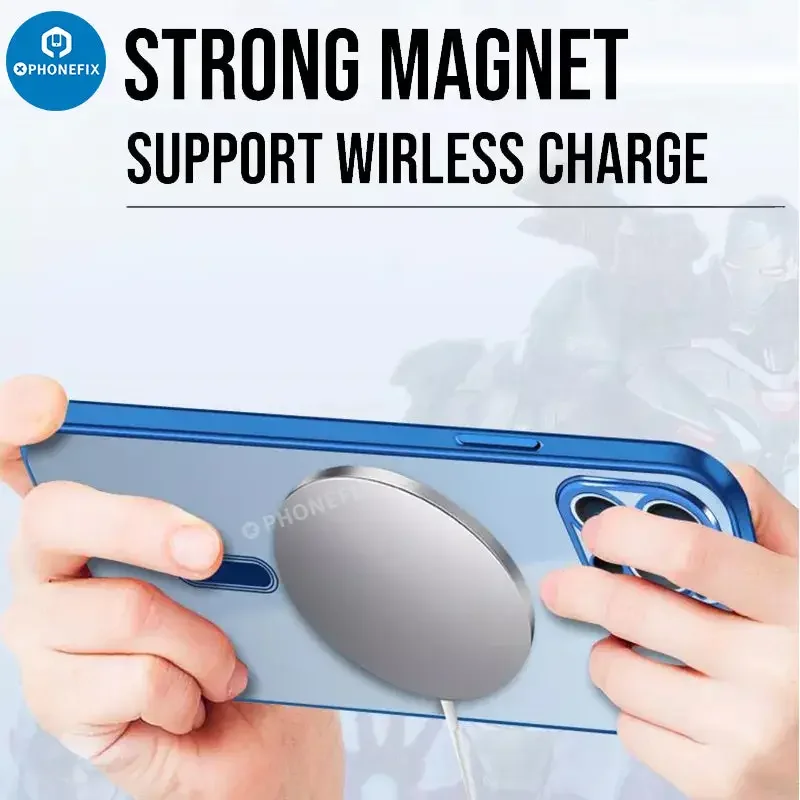 For iPhone 12-15 Pro Max Clear Case with MagSafe Apple - Image 7