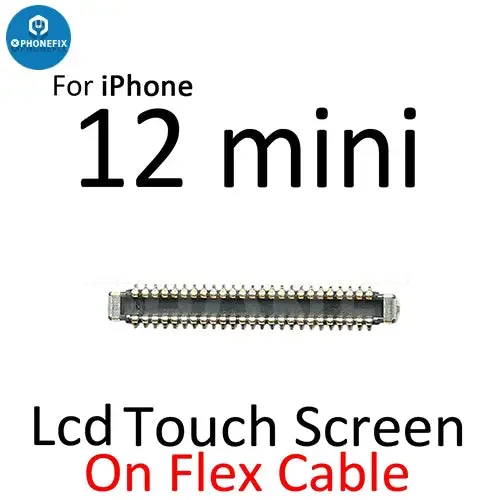 For iPhone 12 Pro Max Mini LCD Touch Display FPC Connector Port - Image 10
