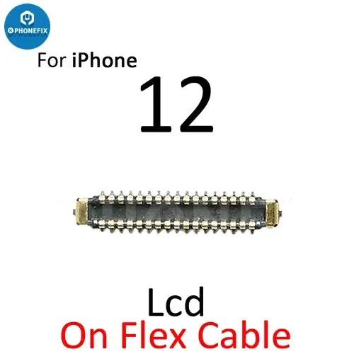 For iPhone 12 Pro Max Mini LCD Touch Display FPC Connector Port - Image 11