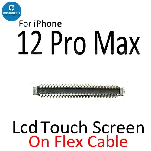 For iPhone 12 Pro Max Mini LCD Touch Display FPC Connector Port - Image 4