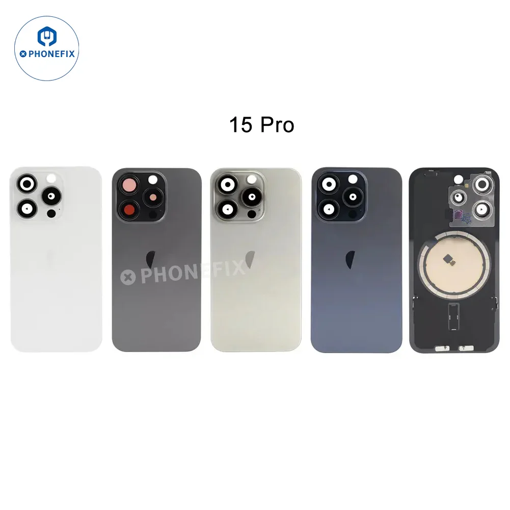 For iPhone 14-16 Pro Max Back Cover Glass With Magsafe Magnet - Image 8