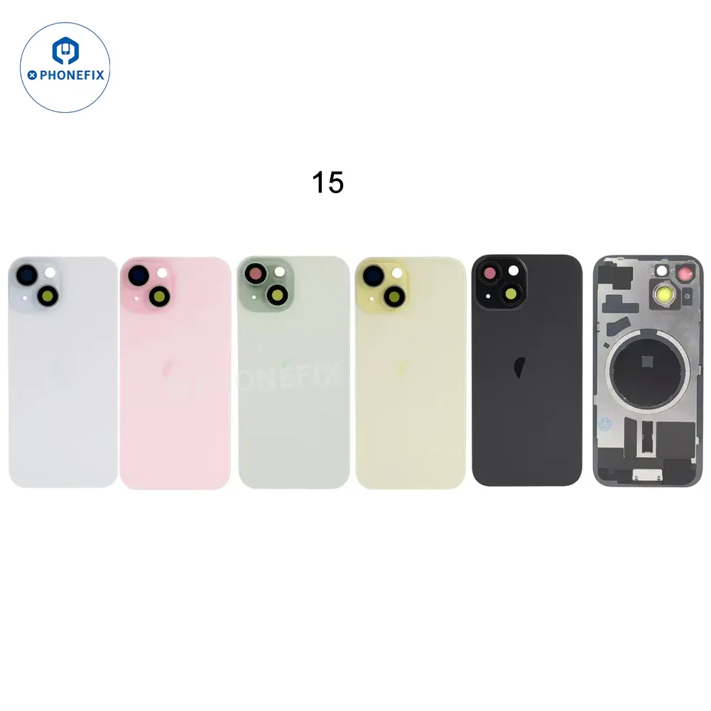 For iPhone 14-16 Pro Max Back Cover Glass With Magsafe Magnet - Image 9