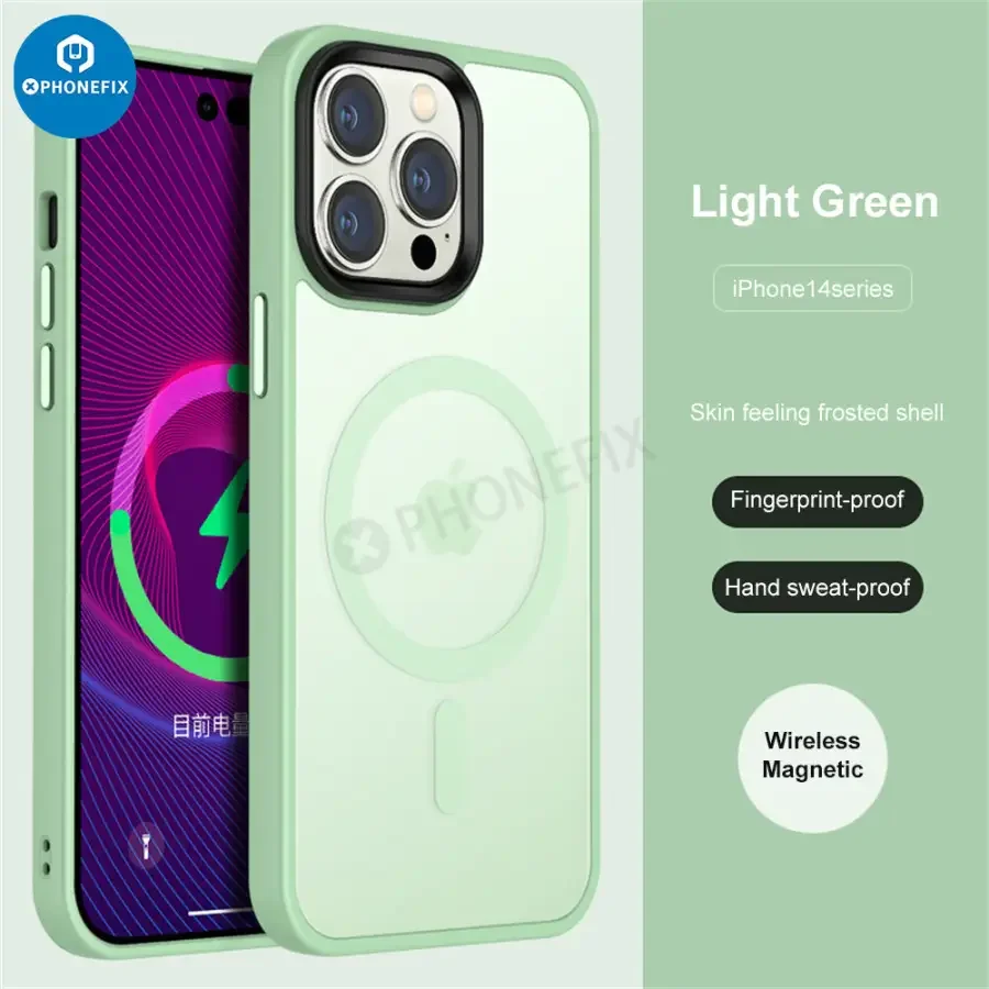 For iPhone 12 13 14 15 Pro Max Silicone Case with MagSafe - Image 18