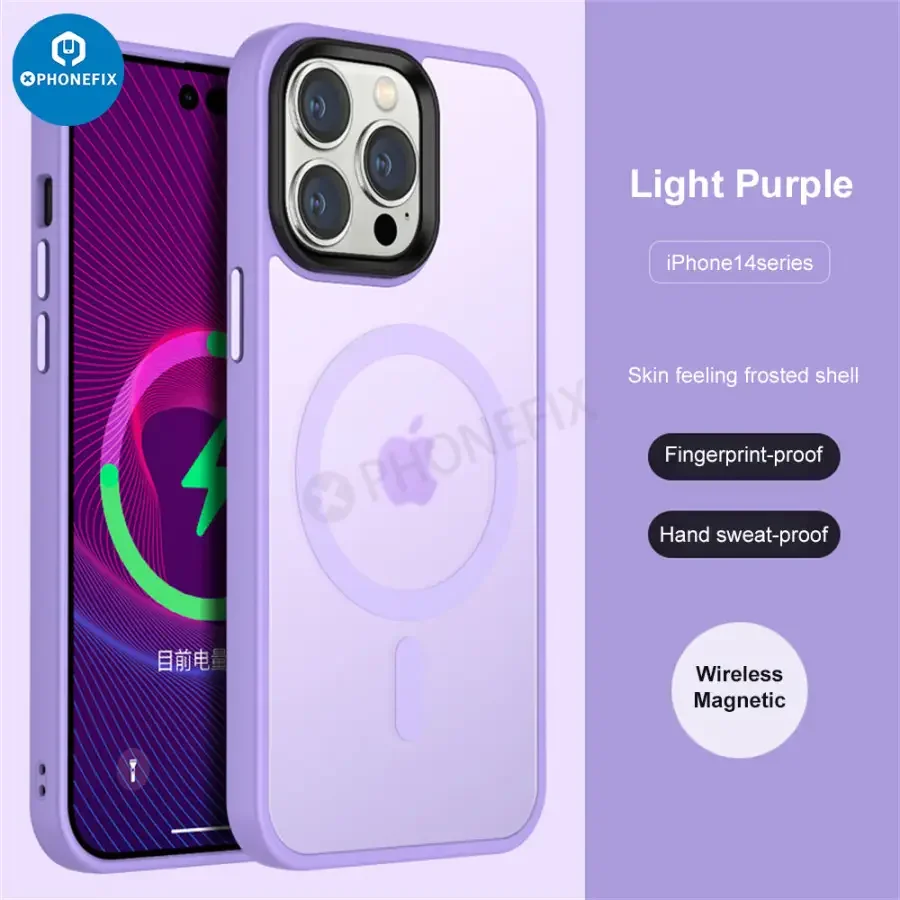 For iPhone 12 13 14 15 Pro Max Silicone Case with MagSafe - Image 19