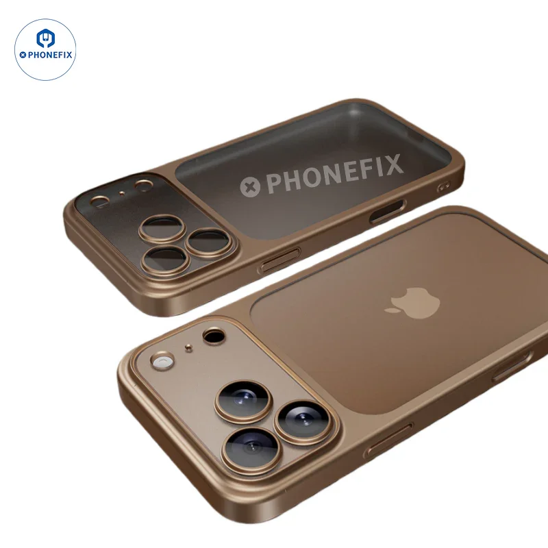 For iPhone 15-17 Pro Max Ultra-thin Matte Electroplated Phone Case - Image 5