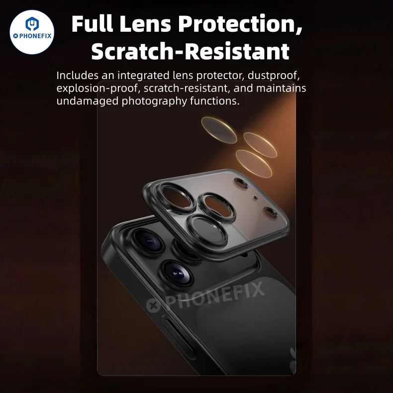 For iPhone 15-17 Pro Max Ultra-thin Matte Electroplated Phone Case - Image 6