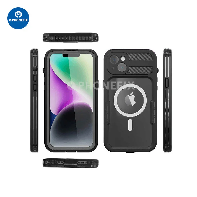 For iPhone 15 Series Full Body Waterproof Protective Phone Case - Image 10