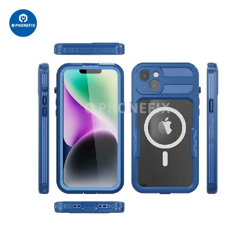 For iPhone 15 Series Full Body Waterproof Protective Phone Case - Image 11