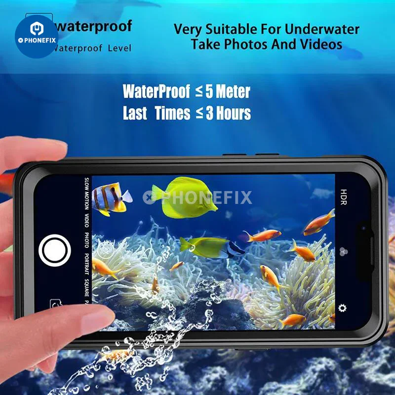 For iPhone 15 Series Full Body Waterproof Protective Phone Case - Image 2