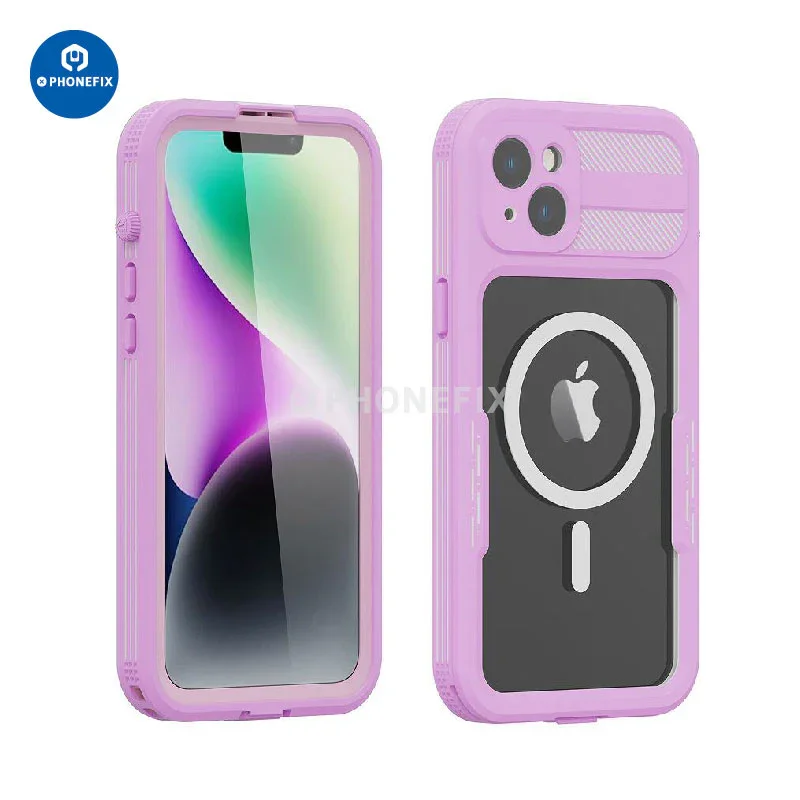 For iPhone 15 Series Full Body Waterproof Protective Phone Case - Image 8