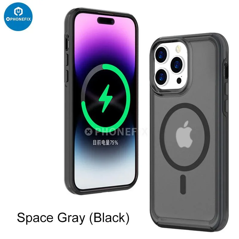 For iPhone 15 Series Magsafe Case Full Cover Shockproof Airbag - Image 13