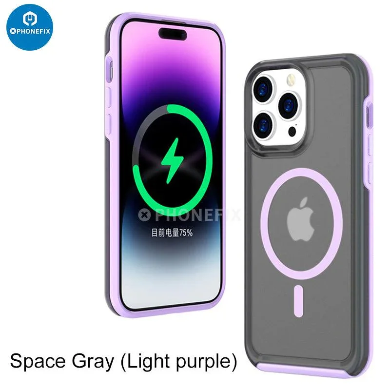 For iPhone 15 Series Magsafe Case Full Cover Shockproof Airbag - Image 14